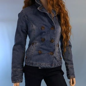 Lane Crawford Double Breasted Denim Jacket